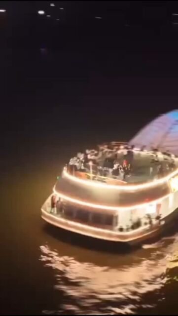 Biggest dinner cruise in goa. For bookings Contact 95459 23708 
#vacation #goavibes #goadiaries #trendingreels #goatourism #dinner #cruise #goaparty